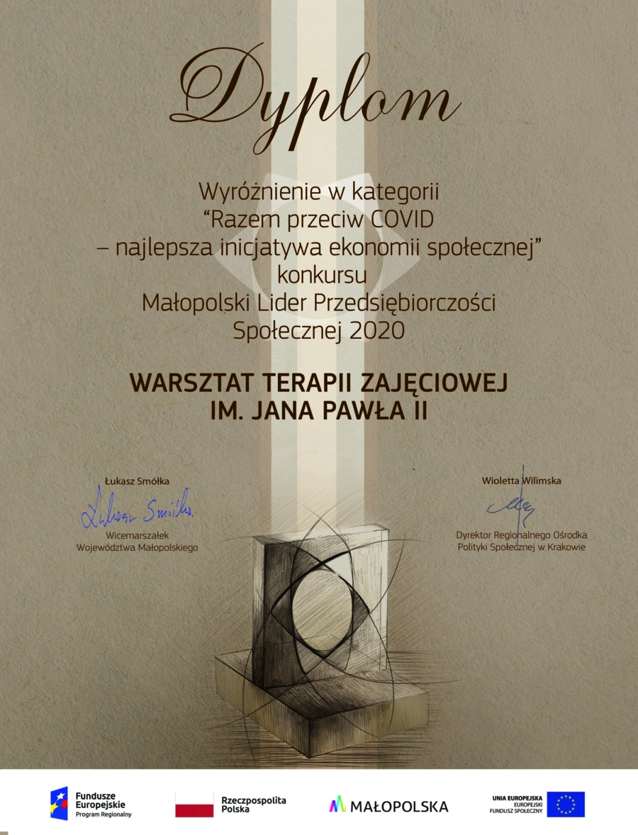 WTZ im. Jana Pawła II wyróżnione